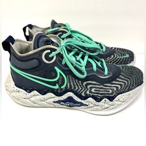 Nike-Air Zoom GT Run, Armory Slate, Basketball Shoe, Size: Youth 7,‎ Pre-Owned